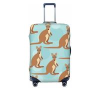 ERSDWRE Funny for Kangaroo Zoo Print Luggage Cover Elastic Suitcase Covers Luggage Protector Fits 18-32 Inch Travel Accessories