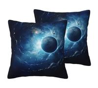 ERSDWRE Galaxy Planet Print Decor Pillowcase Throw Pillow Cover Couch Pillow Covers Cushion Cover For Home Sofa Bed