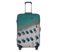 ERSDWRE Mediterranean Summer Print Luggage Cover Elastic Suitcase Covers Luggage Protector Fits 18-32 Inch Travel Accessories