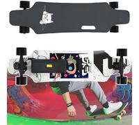ErShangMao 2025 Electric Skateboard - Pro Longboard,25km (15.6mph),8km (9.4 Mi) Range,4-Speed Control,W/4400mah Battery,90kg (200lb) Capacity | Portable Cruise Skateboard TypeB