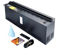 ErShangMao Premium 3d Simulation Flame Fireplace - Water Vapor Electric Fireplace: 7 Hues,App & Flush 3mm Mount,Built With Commercial Stainless Steel For Durability 70cm/27.6in