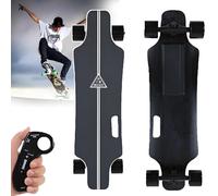 ErShangMao Unleash Urban Electric Skateboard - 350w E-Longboard W/Remote,25km/H, 15km Range, Master 15% Hills,Vibration-Free Ride,5kg Lightweight Design,90kg(200lb) Capacity TypeA