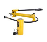 ERSINIAN 4in/100mm Stroke With CP-700 Hand Pump, 30T Hydraulic Cylinder Jack Long,Automatic Retracting Jack For Ships,Bridges,Construction(20T jack+CP-700 hand pump)