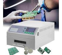 ERSINIAN Desktop Reflow Oven Soldering Station Infrared Heater PCB Board SMD SMT BGA Rework Tool Auto Reflow Welding Machine (962)