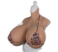 ERSINIAN Fake Boobs, Breast Enlargement, Bra Inserts, False Breasts Cotton Filled B Cup, Simulation Breast Fake Boobs Cosplay Crossdresser Breast, Fake Breast Simulation Breast Cosplay Breast, Tan