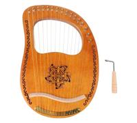 ERSINIAN Lyre Harp, Instrument 16 Strings Lyre Musical Instruments Harp Tuning Tool Small Harp Toy Antique Style Lyre Harp Wooden Harp Wood Harp Hand Harp Portable Panel
