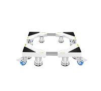 ERSINIAN Movable Base Trolley with 4 Locking Wheels Universal Refrigerator Holder stand 45-65cm Washer and Dryer Stand Appliance Pedestal to Move Appliances