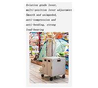 ERSINIAN Outdoor Folding Storage Box Camping Trolley Picnic Cart Trolley Cart Camping Hand Trailer Suitable for Camping Picnic (brown A)