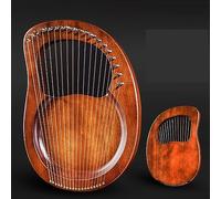 ERSINIAN Portable Lyre Harp, Easy For Adults/beginners To Learn The Classical Musical Instrument Lap Harp, Many Types Styles Of Lyre Instrument (Color : 19-string-Board-Vintage)