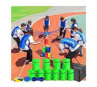 ERSINIAN Teamwork Games Teamwork Outdoor Activities for Company Team Building/School Sports Day/Birthday Party Games - Hand-eye Co-ordination Games for Kids & Adults