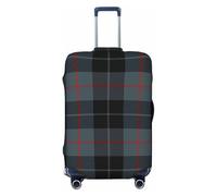 Erskine-Tartan-Plaid-Scottish-in-Red-and-White-Cage-Scottish-Cage-Traditional-Scottish-Check Luggage Cover, Washable Suitcase Cover - Travel Fashion Elastic Suitcase Protector X-Large
