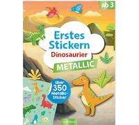Erstes Stickern Metallic - Dinosaurier: Über 350 Metallic-Sticker