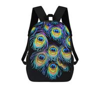 ERSTSNCK A Bunch of Peacock Feathers Laptop Backpack for Travel Work Cute Bookbag Computer Backpack Casual Daypack