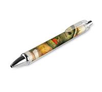 ERSTSNCK A Cartoon Turtle Black Ballpoint Pens Fine Point (0.5mm) Black Ink Pen Retractable Ball Point Pens with Comfortable Full Grip for Journaling, And Office Writing Ideal 1 PCS