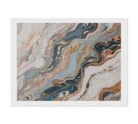 ERSTSNCK Abstract Marble Patterns Diamond Painting Kits for Adults 12"x16" 5D Diamond Art Kits for Beginners DIY Full Drill Round Diamonds Gem Art Crafts Painting for Home Wall Decor