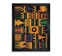 ERSTSNCK African Ethnic Pattern Diamond Painting Kits for Adults Blackwood 40 * 50cm 5D Diamond Art Kits for Beginners Large DIY Full Drill Round Diamonds Gem Art Crafts Painting for Home Wall Decor
