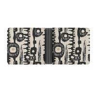 ERSTSNCK African Print Design Wallet for Men Bifold Rfid Blocking Slim Money Clip Front Pocket Wallet Card Holder