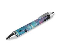 ERSTSNCK Alien Base Black Ballpoint Pens Fine Point (0.5mm) Black Ink Pen Retractable Ball Point Pens with Comfortable Full Grip for Journaling, And Office Writing Ideal 1 PCS