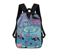 ERSTSNCK Alien Base Laptop Backpack for Travel Work Cute Bookbag Computer Backpack Casual Daypack