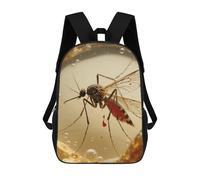 ERSTSNCK Amber Mosquito Fossil Laptop Backpack for Travel Work Cute Bookbag Computer Backpack Casual Daypack