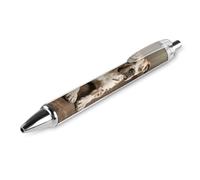 ERSTSNCK Animal Pit Bull Black Ballpoint Pens Fine Point (0.5mm) Black Ink Pen Retractable Ball Point Pens with Comfortable Full Grip for Journaling, And Office Writing Ideal 1 PCS