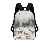 ERSTSNCK Animals And Trees Laptop Backpack for Travel Work Cute Bookbag Computer Backpack Casual Daypack