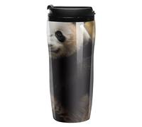 ERSTSNCK Animals on Tree 12 Oz Travel Coffee Mug Vacuum Insulated Travel Mug Leakproof Cup with Lid Reusable Coffee Tumbler for Hot And Cold Drinks, Gift for Men And Women