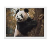 ERSTSNCK Animals on Tree Diamond Painting Kits for Adults 12"x16" 5D Diamond Art Kits for Beginners DIY Full Drill Round Diamonds Gem Art Crafts Painting for Home Wall Decor