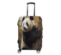 ERSTSNCK Animals on Tree Luggage Suitcase Covers Elastic Washable Cute Luggage Protector Travel Suitcase Protective Cover For Adult (Fit 19-32 Inch Luggages) X-Large, white, M, Animals on Tree