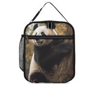 ERSTSNCK Animals on Tree Lunch Bag for Adults Reusable Insulated Lunchbox Leakproof Small Lunch Box Tote for Men & Women Portable Food Cooler Bag for Work, Office, Picnics