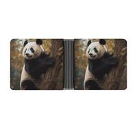 ERSTSNCK Animals on Tree Wallet for Men Bifold Rfid Blocking Slim Money Clip Front Pocket Wallet Card Holder