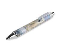 ERSTSNCK Arctic Polar Bear Black Ballpoint Pens Fine Point (0.5mm) Black Ink Pen Retractable Ball Point Pens with Comfortable Full Grip for Journaling, And Office Writing Ideal 1 PCS