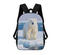 ERSTSNCK Arctic Polar Bear Laptop Backpack for Travel Work Cute Bookbag Computer Backpack Casual Daypack