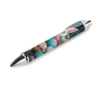 ERSTSNCK Basket And Easter Eggs Black Ballpoint Pens Fine Point (0.5mm) Black Ink Pen Retractable Ball Point Pens with Comfortable Full Grip for Journaling, And Office Writing Ideal 1 PCS