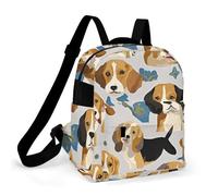 ERSTSNCK Beagle Patterns Small Backpack for Women Mini Backpack Purse Travel Fashion Roomy Shoulder Handbag