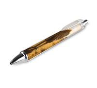 ERSTSNCK Big Cat Black Ballpoint Pens Fine Point (0.5mm) Black Ink Pen Retractable Ball Point Pens with Comfortable Full Grip for Journaling, And Office Writing Ideal 1 PCS