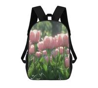 ERSTSNCK Blooming Peach Tulips Laptop Backpack for Travel Work Cute Bookbag Computer Backpack Casual Daypack