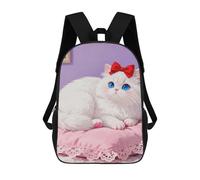 ERSTSNCK Blue-Eyed Cat Laptop Backpack for Travel Work Cute Bookbag Computer Backpack Casual Daypack