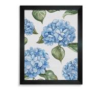 ERSTSNCK Blue Hydrangea Pattern Diamond Painting Kits for Adults Blackwood 40 * 50cm 5D Diamond Art Kits for Beginners Large DIY Full Drill Round Diamonds Gem Art Crafts Painting for Home Wall Decor