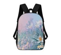 ERSTSNCK Blue to Peach Gradient Laptop Backpack for Travel Work Cute Bookbag Computer Backpack Casual Daypack