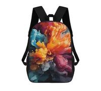 ERSTSNCK Bold Color Mix Laptop Backpack for Travel Work Cute Bookbag Computer Backpack Casual Daypack