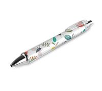 ERSTSNCK Bright Insect Pattern Black Ballpoint Pens Fine Point (0.5mm) Black Ink Pen Retractable Ball Point Pens with Comfortable Full Grip for Journaling, And Office Writing Ideal 1 PCS