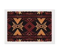 ERSTSNCK Brown and Red Tribal Pattern Diamond Painting Kits for Adults 8"x12" 5D Diamond Art Kits for Beginners DIY Full Drill Round Diamonds Gem Art Crafts Painting for Home Wall Decor