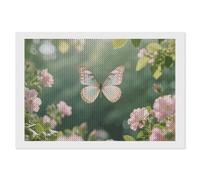 ERSTSNCK Butterflies Dancing Diamond Painting Kits for Adults 8"x12" 5D Diamond Art Kits for Beginners DIY Full Drill Round Diamonds Gem Art Crafts Painting for Home Wall Decor