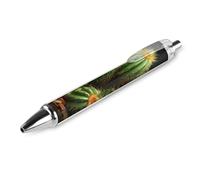ERSTSNCK Cacti And Succulents Black Ballpoint Pens Fine Point (0.5mm) Black Ink Pen Retractable Ball Point Pens with Comfortable Full Grip for Journaling, And Office Writing Ideal 1 PCS