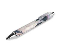 ERSTSNCK Cat Butterfly Black Ballpoint Pens Fine Point (0.5mm) Black Ink Pen Retractable Ball Point Pens with Comfortable Full Grip for Journaling, And Office Writing Ideal 1 PCS