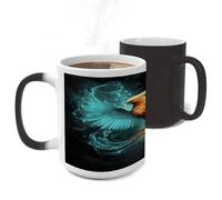 ERSTSNCK Cat Cactus Color Changing Mug Heat Changing Coffee Mug Funny Magic Cup Heat Sensitive Travel Mugs Novelty Coffee Cups Personalized Customized Gift for Men Women 11 Oz