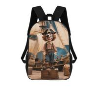 ERSTSNCK Clown on The Treasure Chest Laptop Backpack for Travel Work Cute Bookbag Computer Backpack Casual Daypack