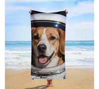 ERSTSNCK Colored Space Animal Beach Towel Oversized 31" X 63" Absorbent Towels Quick Dry Pool Towel Lightweight Bath Towels Sandproof Beach Blanket for Gym Swimming Sports Travel Gifts