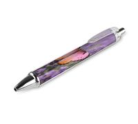 ERSTSNCK Colorful Butterfly Black Ballpoint Pens Fine Point (0.5mm) Black Ink Pen Retractable Ball Point Pens with Comfortable Full Grip for Journaling, And Office Writing Ideal 1 PCS